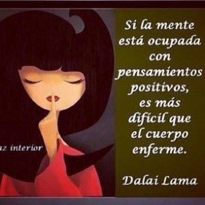 pensamientos positivos y salud