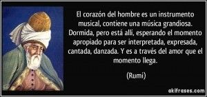 el corazón del hombre Rumi