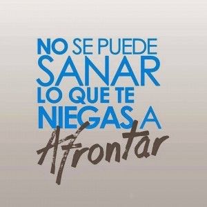 afrontar para sanar